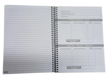 CADERNO 10X1 CAPA DURA WIND